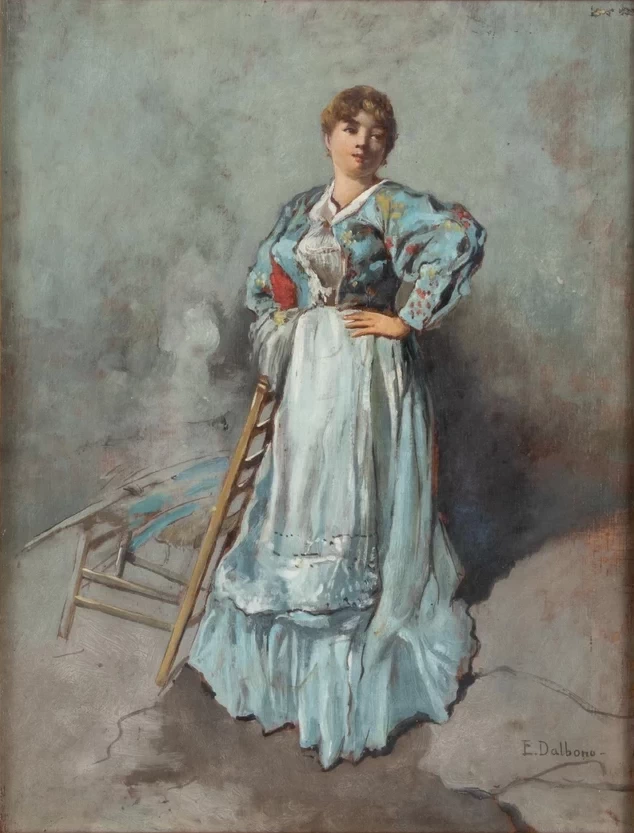 Ritratto di donna in un interno